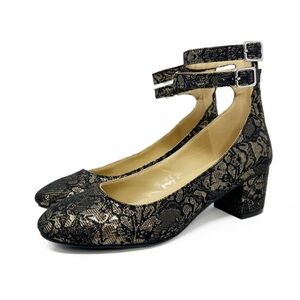 Marc Fisher Kary Lace Embroidered Heels